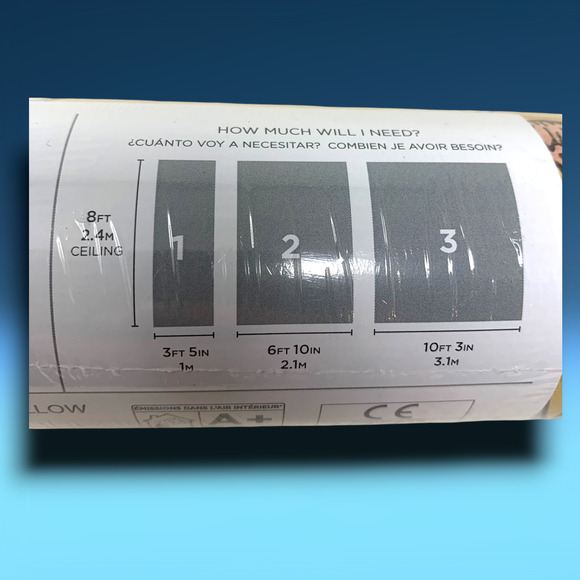 NEW InHome Peel & Stick Wallpaper Spring Meadow Yellow Floral 20.5" x 18' - Picture 11 of 12